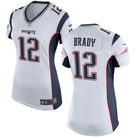 Women's New England Patriots Tom Brady Game Jersey White